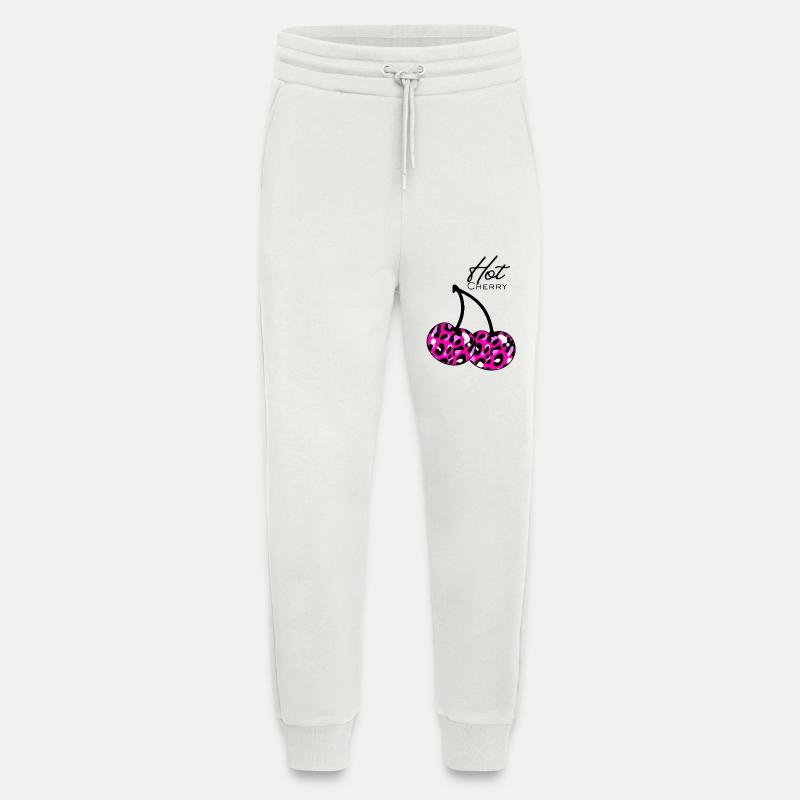 Pink Leopard Muster cherry - Jogginghose - made by SPREAD - OFF WHITE