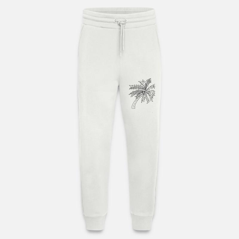 Coconut Palm - Jogging Pants - made by SPREAD - OFF WHITE