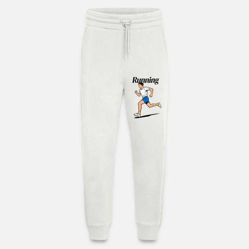 Course en course - Pantalon de jogging bio décontracté fabriqué en UE - OFF WHITE