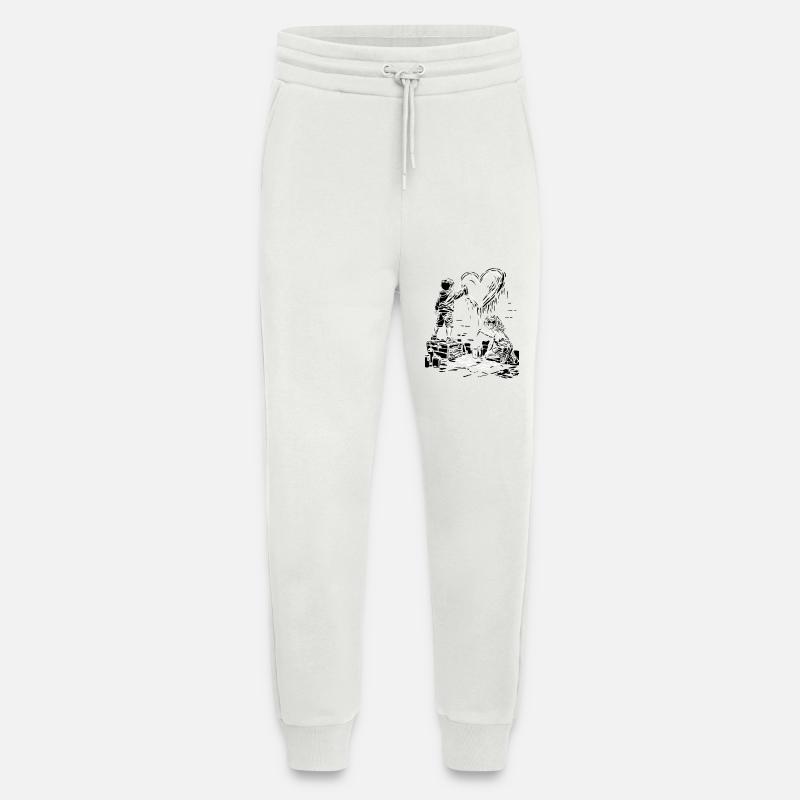 Paint lovers - Jogging Pants - made by SPREAD - OFF WHITE