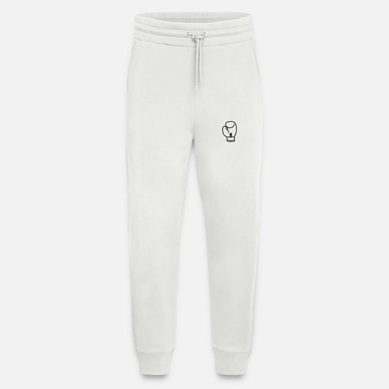 Boxhandschuh bestickt - Jogginghose - made by SPREAD - OFF WHITE