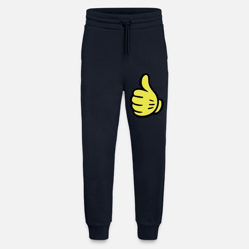 Hand Like Comic - Jogging Pants - made by SPREAD  - DARK NAVY