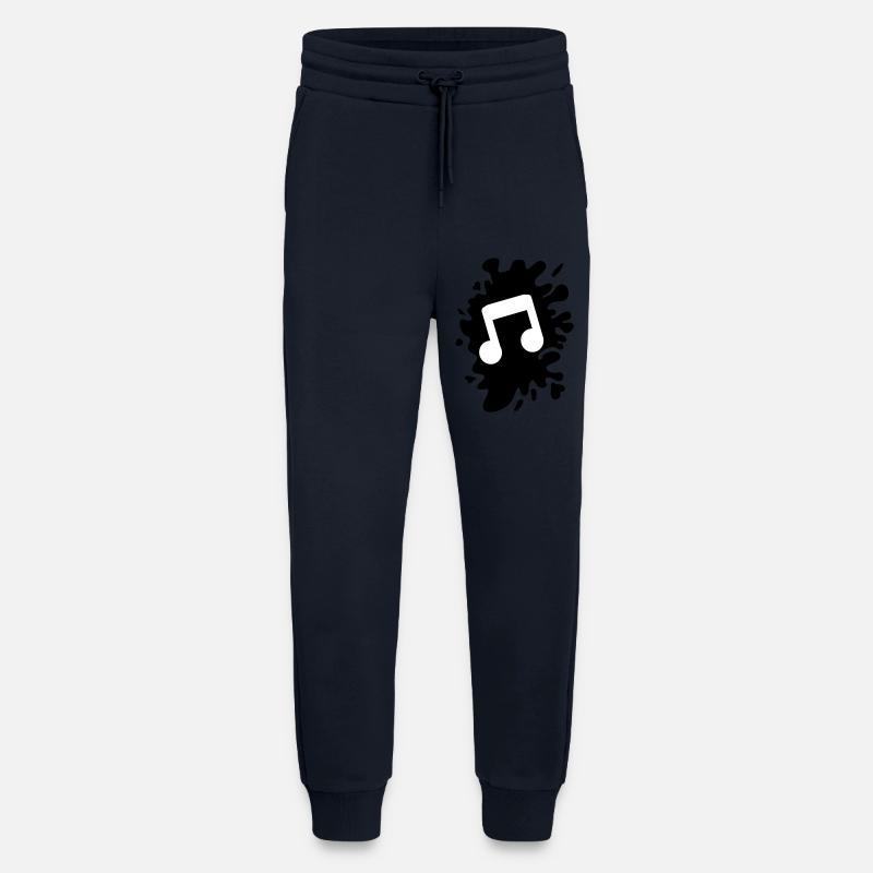 klecks musik note - Jogginghose - made by SPREAD - DARK NAVY