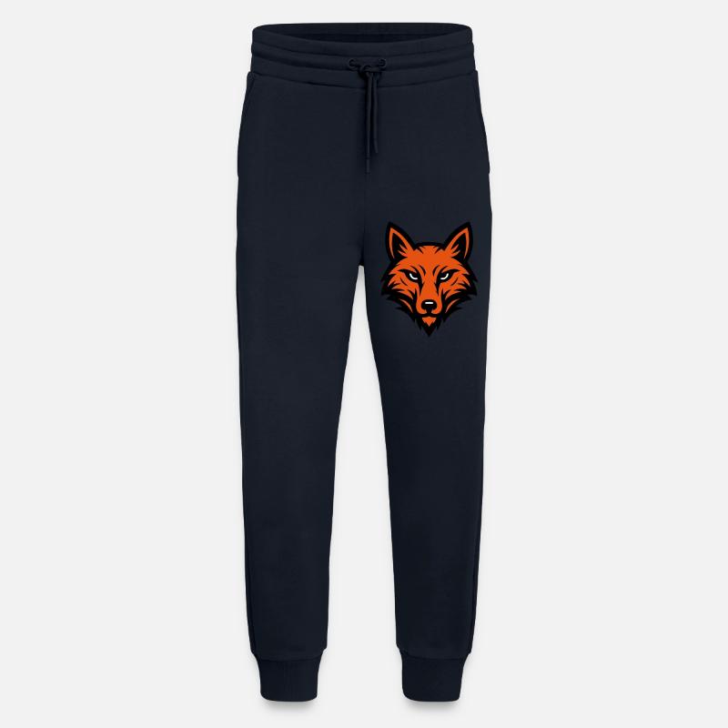 Fox Head - Jogging Pants - made by SPREAD  - DARK NAVY