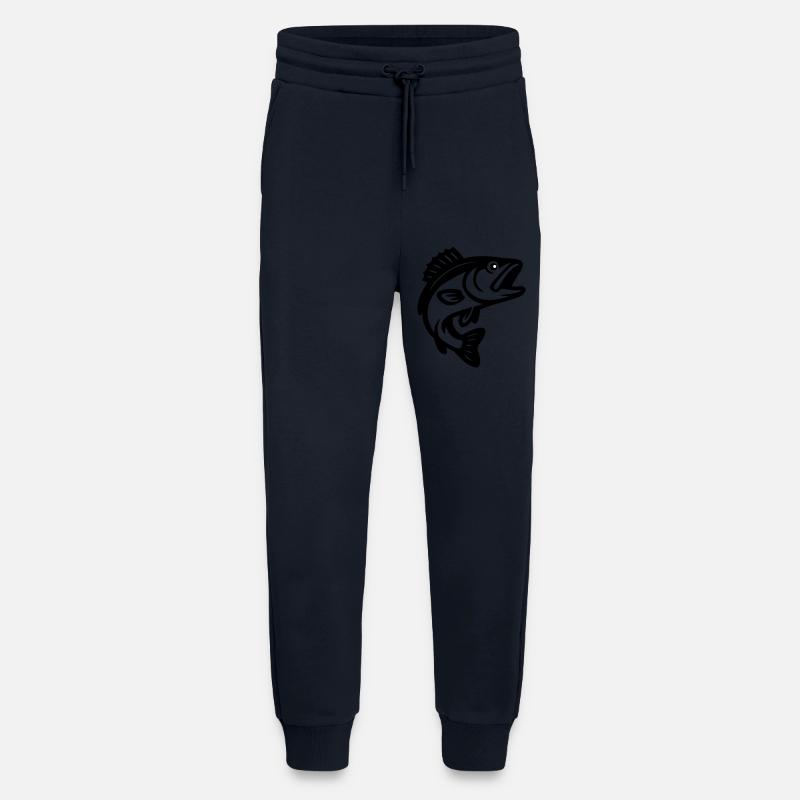 Fisch Silhouette - Jogginghose - made by SPREAD - DARK NAVY