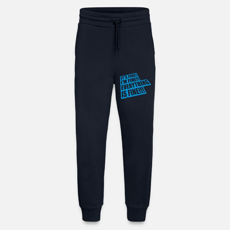 everything is fine Zitat - Jogginghose - made by SPREAD - DARK NAVY