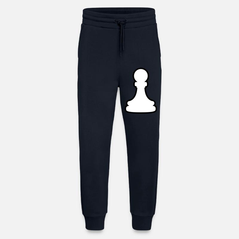 Weiße Bauer Figur - Jogginghose - made by SPREAD - DARK NAVY