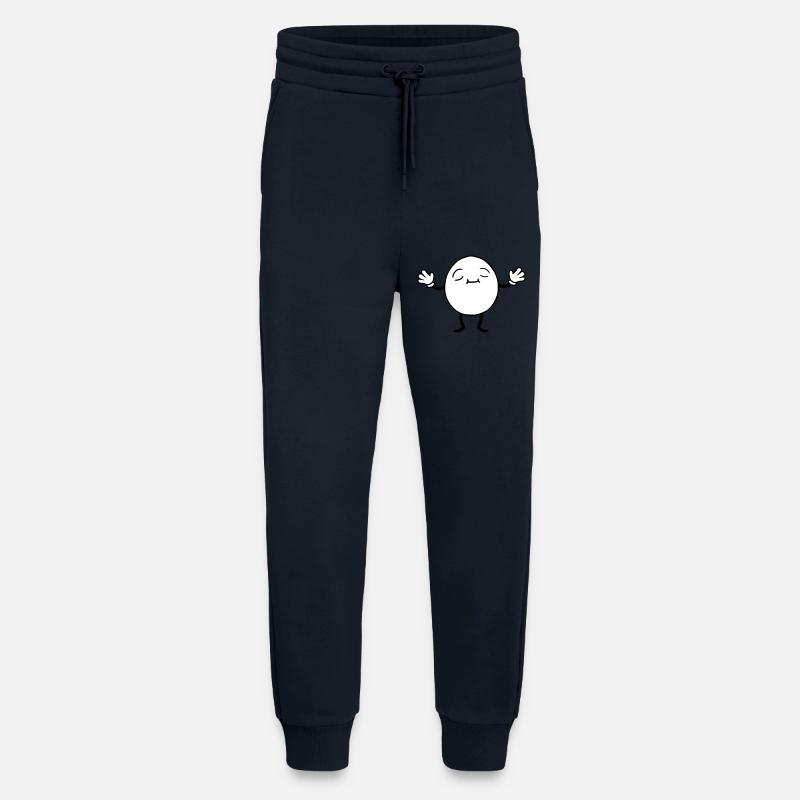 Conception d’Egg Man - Pantalon de jogging bio décontracté fabriqué en UE - DARK NAVY