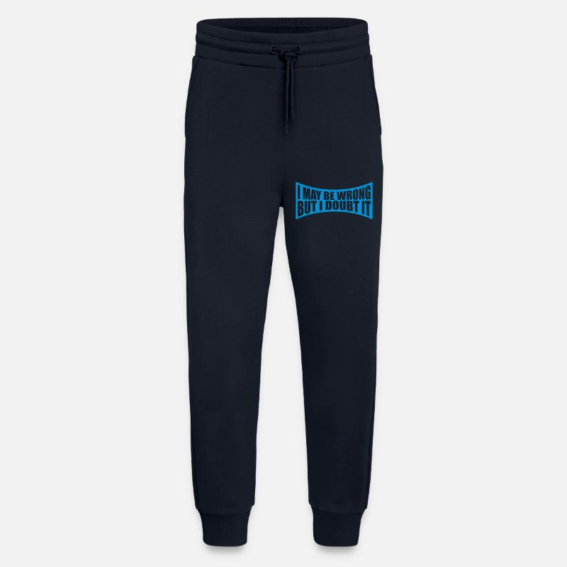 I may be wrong - Jogging Pants - made by SPREAD  - DARK NAVY