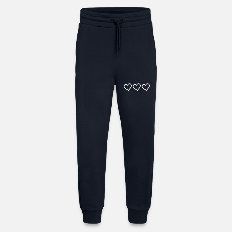 Herzen Symbol - Jogginghose - made by SPREAD - DARK NAVY