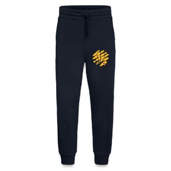 Basket-ball 58 - Pantalon de jogging bio décontracté fabriqué en UE - DARK NAVY - Devant