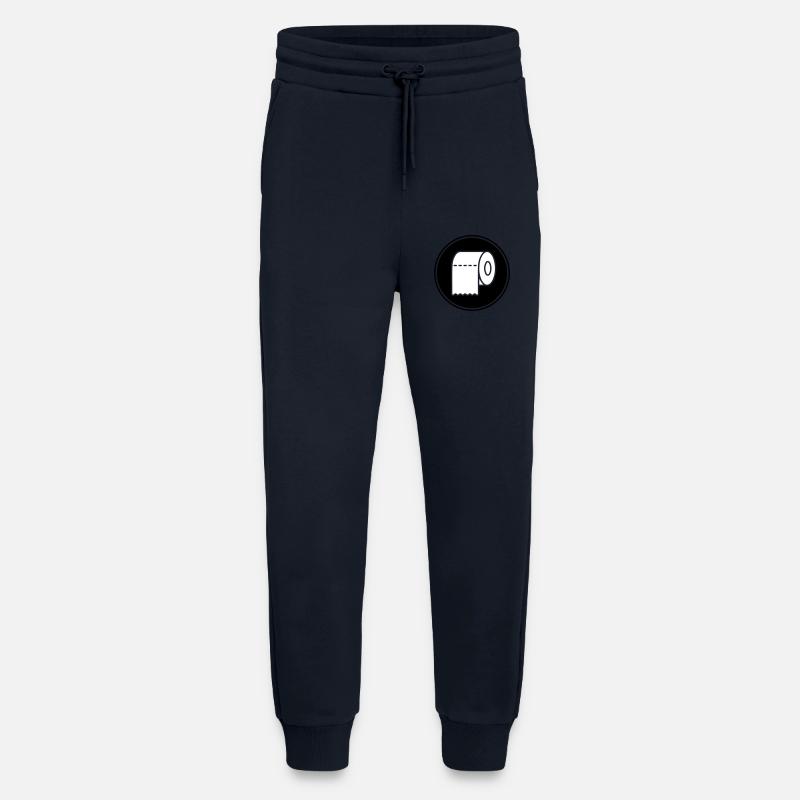 toilettenpapier klopapier icon - Jogginghose - made by SPREAD - DARK NAVY