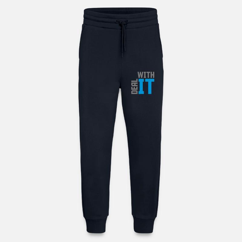 Quote Deal with it - Jogging Pants - made by SPREAD - DARK NAVY