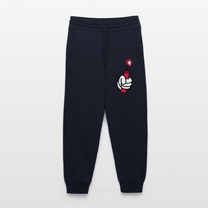 hand held tnt dynamite explode ex Jogging Pants - made by SPREAD 