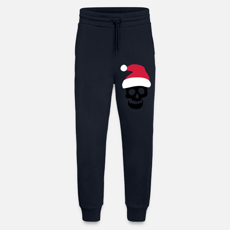 Christmas Skull - Jogging Pants - made by SPREAD  - DARK NAVY