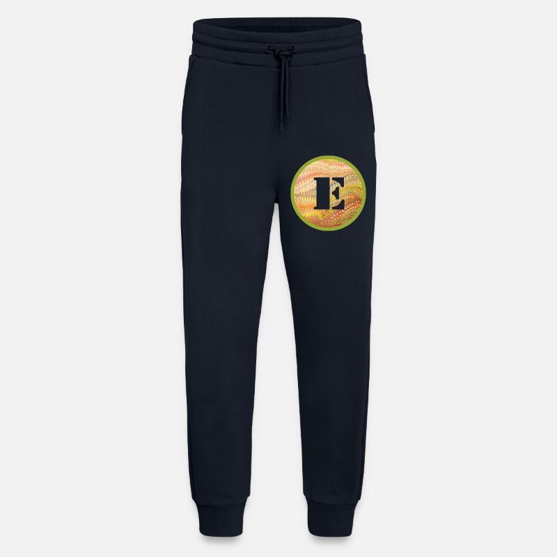 E 37 Letter E - Jogging Pants - made by SPREAD  - DARK NAVY