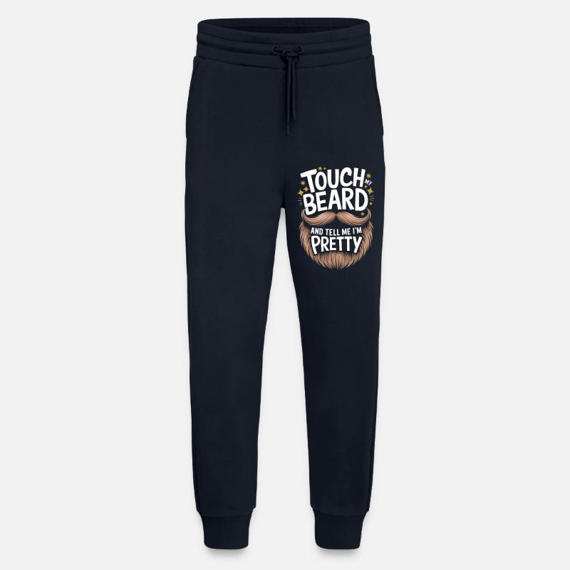 Beard Mustache Bearded Men - Jogging Pants - made by SPREAD  - DARK NAVY