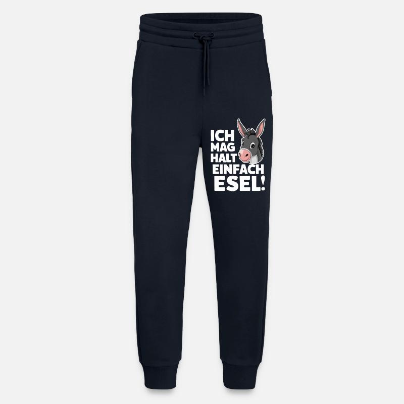 Esel Eselchen Maultier Muli - Jogginghose - made by SPREAD - DARK NAVY