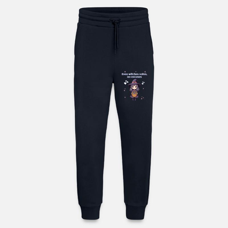 Even witches votes, no excuses - Jogging Pants - made by SPREAD  - DARK NAVY
