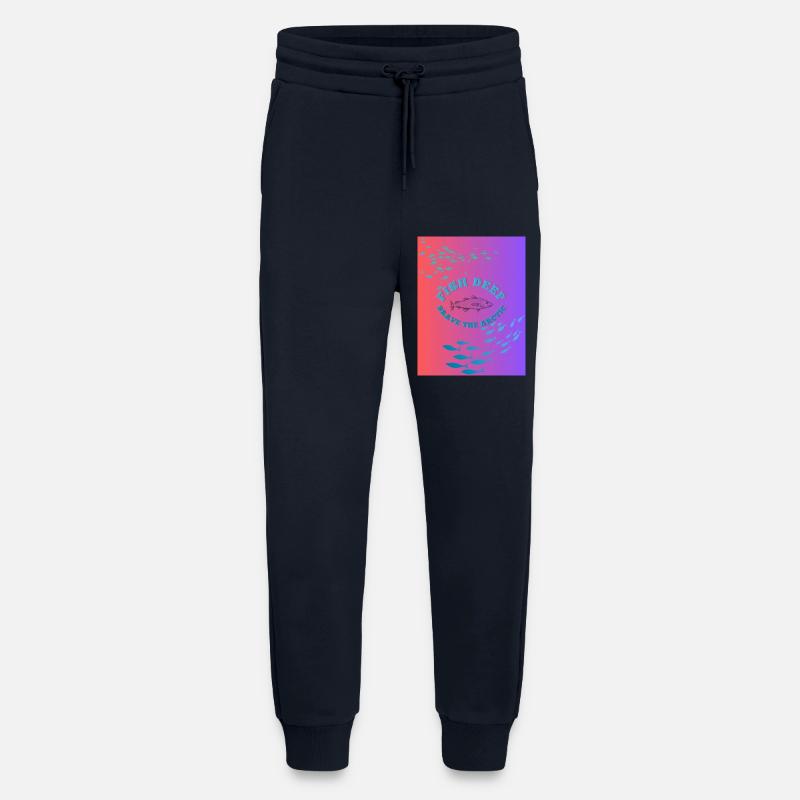 Fish Deep Brave The Arctic - Jogging Pants - made by SPREAD  - DARK NAVY