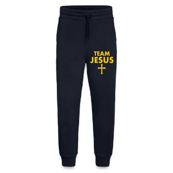 Team jesus - Jogging Pants - made by SPREAD  - DARK NAVY - Front