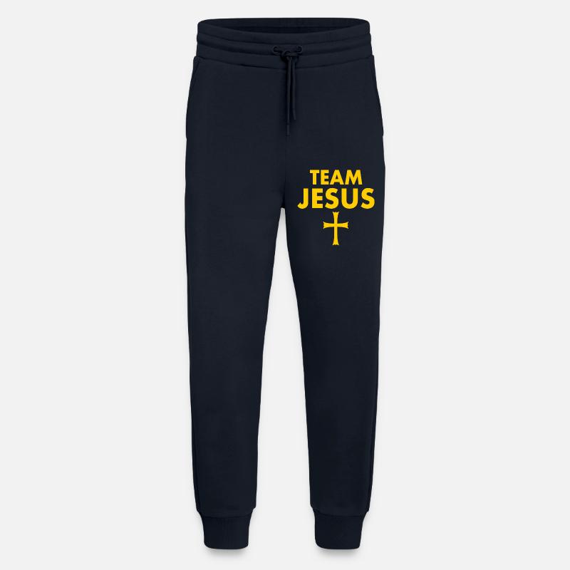 Team jesus - Jogging Pants - made by SPREAD  - DARK NAVY