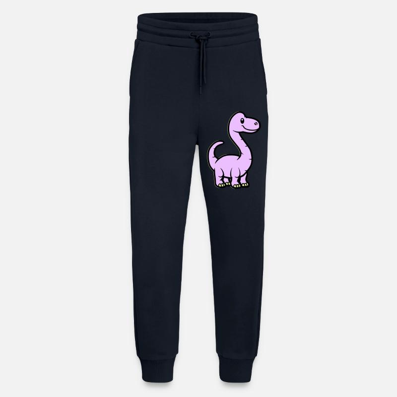 Dinosaurier Brontosaurus Comic - Jogginghose - made by SPREAD - DARK NAVY