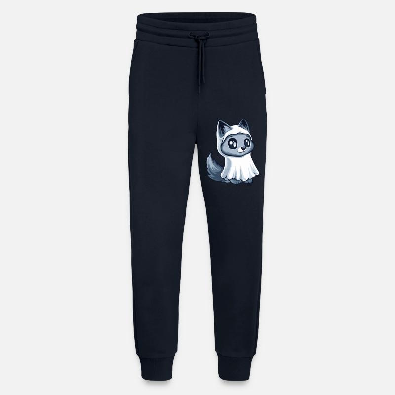 Wolf Halloween Lustig Geist - Jogginghose - made by SPREAD - DARK NAVY