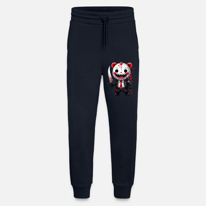 Cache-cache avec Teddy - Pantalon de jogging bio décontracté fabriqué en UE - DARK NAVY