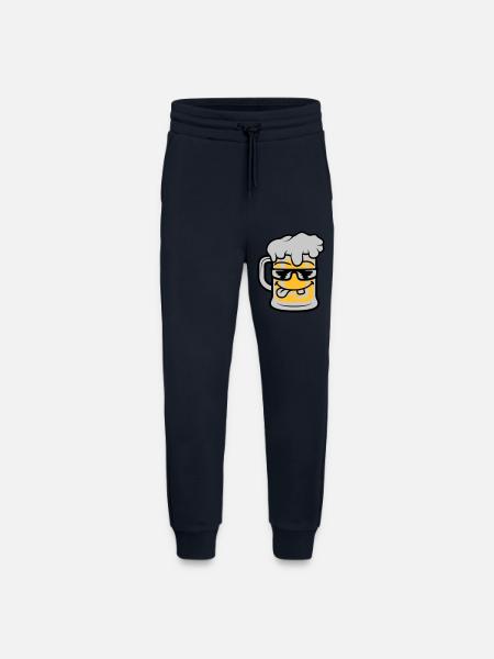 Cool Face Beer Mug - Jogging Pants - made by SPREAD  - DARK NAVY