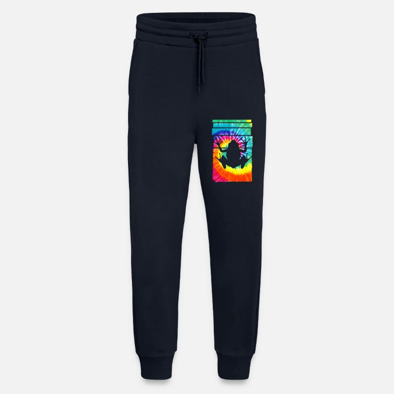 Frog Hippie Tie Dye - Jogginghose - made by SPREAD - DARK NAVY