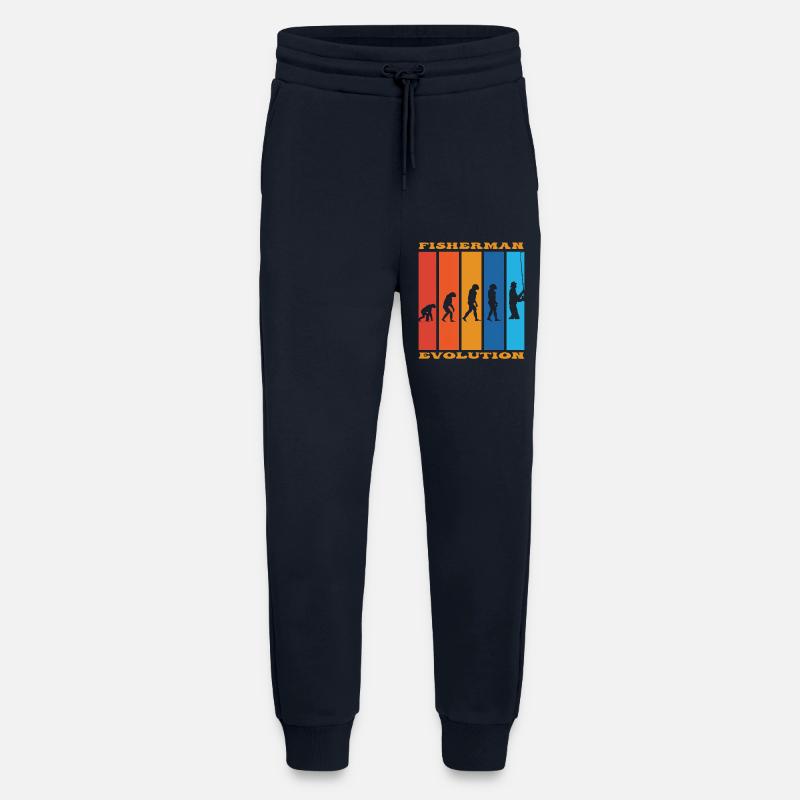 Évolution des pêcheurs - Pantalon de jogging bio décontracté fabriqué en UE - DARK NAVY
