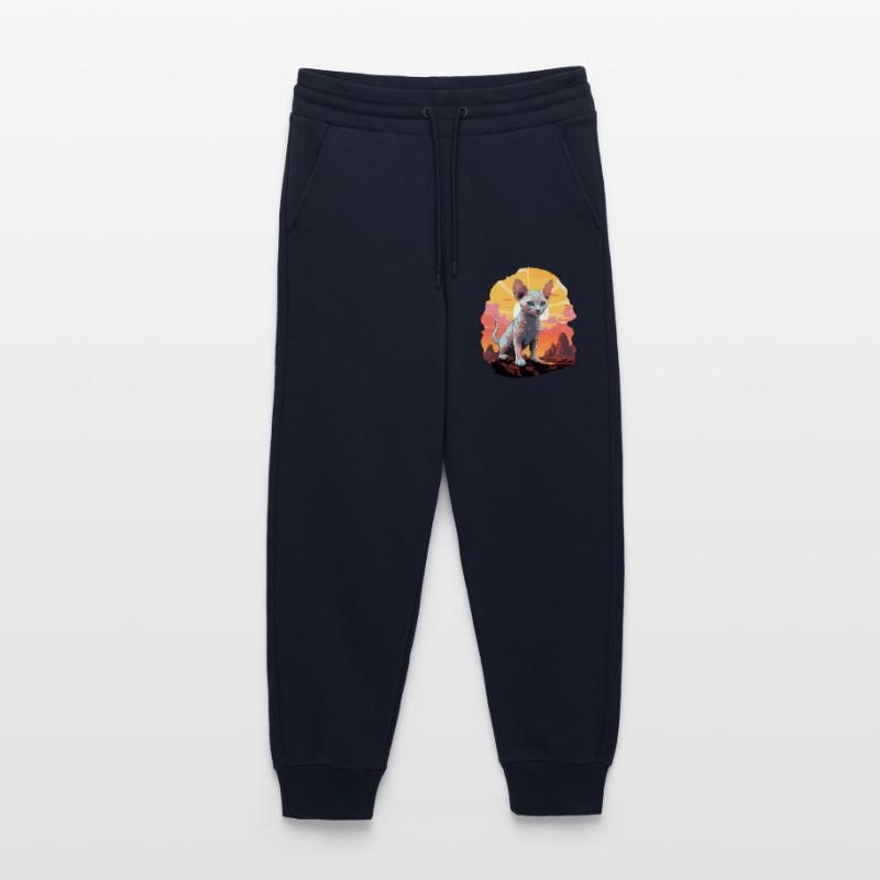 Chaton Devon Rex Chat Devon Rex Pantalon de jogging bio décontracté fabriqué en UE