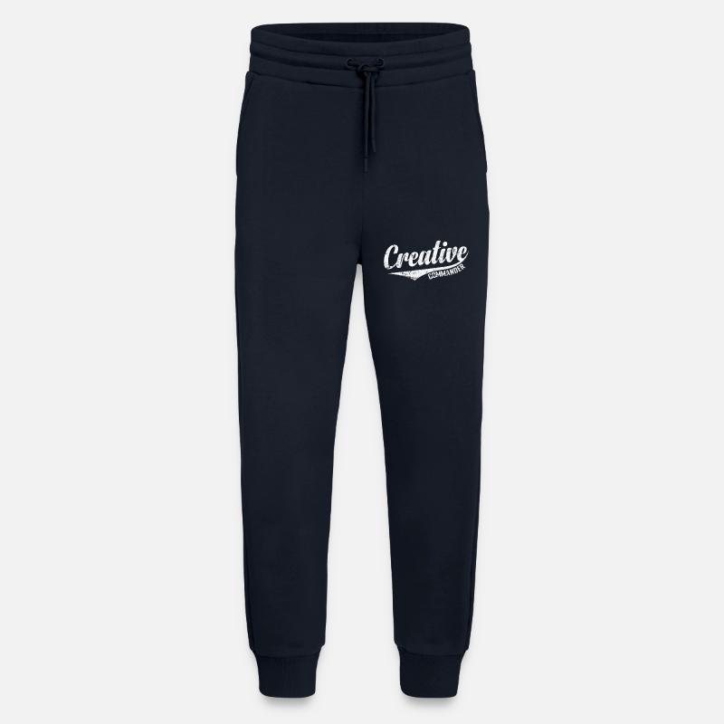 Creative Commander - Jogging Pants - made by SPREAD  - DARK NAVY