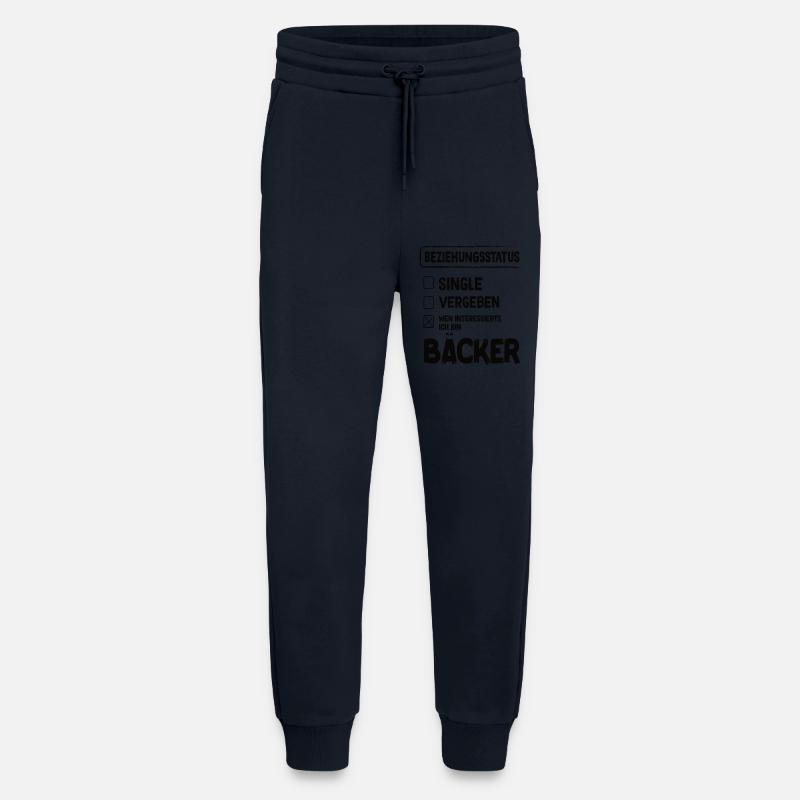 Bäcker Beziehungsstatus Back Backwaren Backen - Jogginghose - made by SPREAD - DARK NAVY