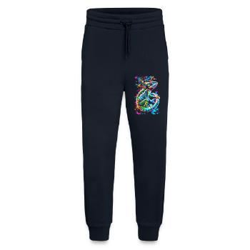 Chameleon Animal Animal Lover Headphones Reptiles - Jogging Pants - made by SPREAD  - DARK NAVY - Front