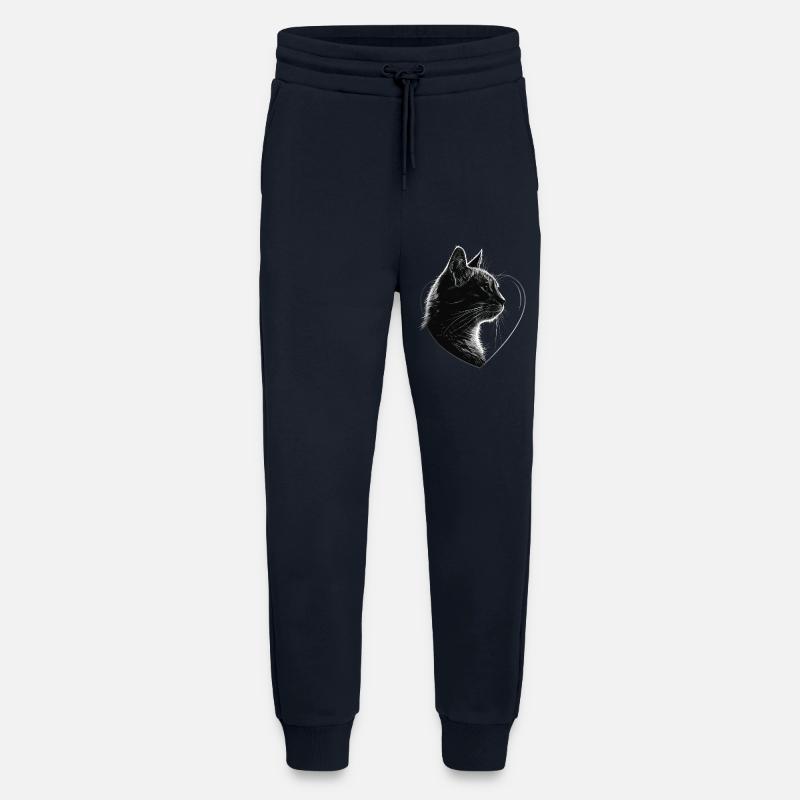 Katze - Jogginghose - made by SPREAD - DARK NAVY