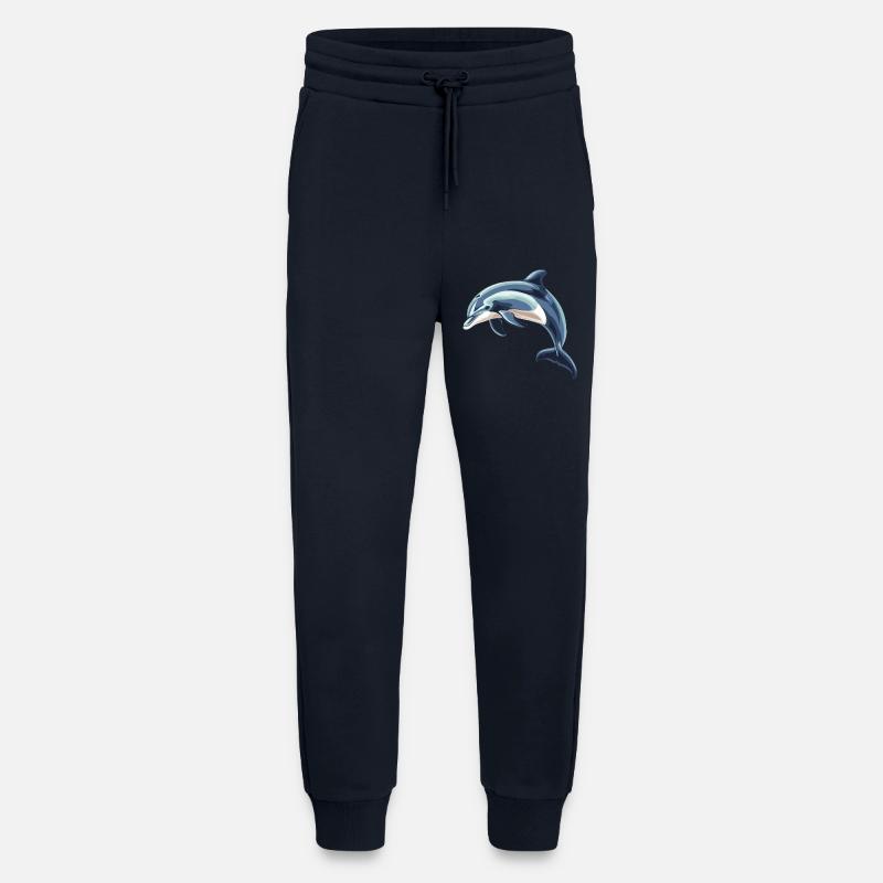 Dolphin Dolphins Dolphin - Jogging Pants - made by SPREAD - DARK NAVY