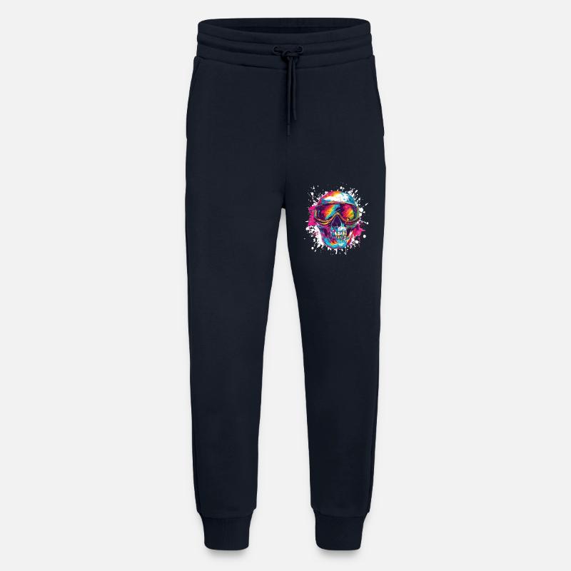 Ski Ski Goggles Skull - Jogging Pants - made by SPREAD  - DARK NAVY