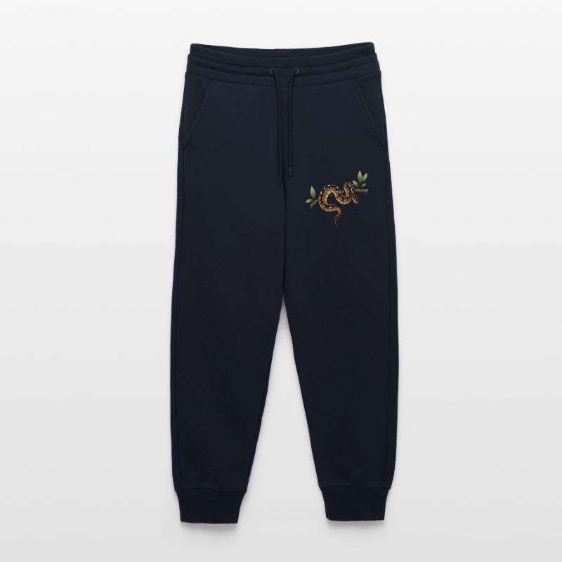 Roi Python Serpents Amoureux Terrarium Python Pantalon de jogging bio décontracté fabriqué en UE