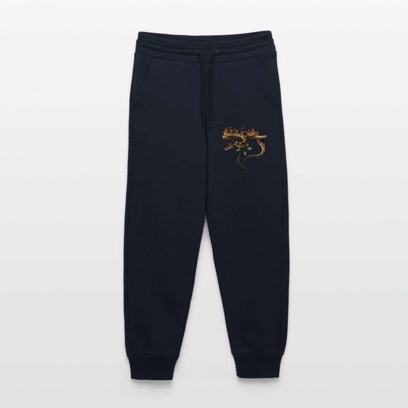 Roi Python Serpents Amoureux Terrarium Python Pantalon de jogging bio décontracté fabriqué en UE