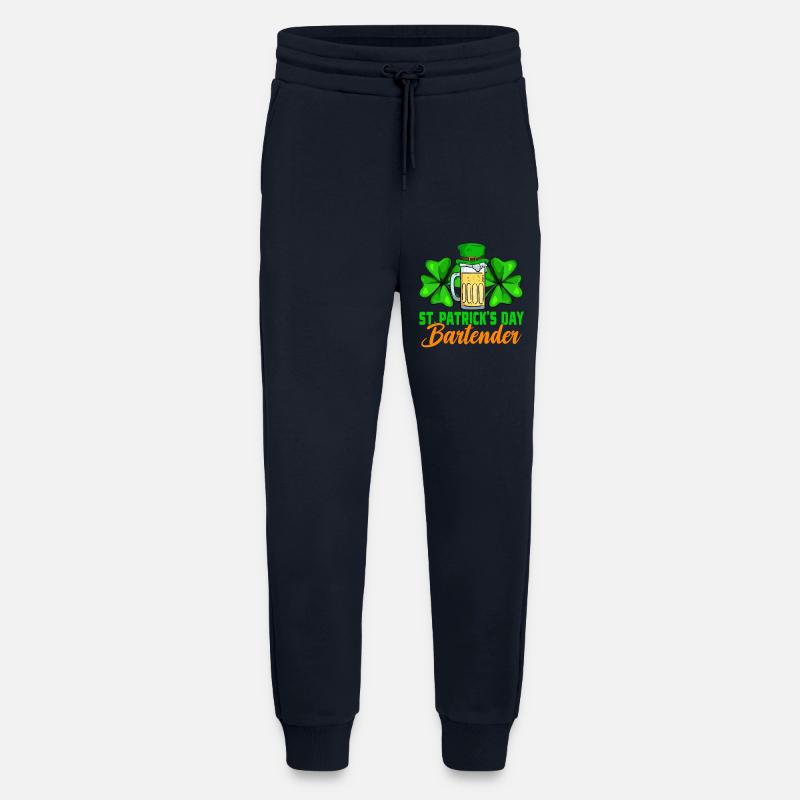 Barkeeper am St. Patrick's Day - Jogginghose - made by SPREAD - DARK NAVY