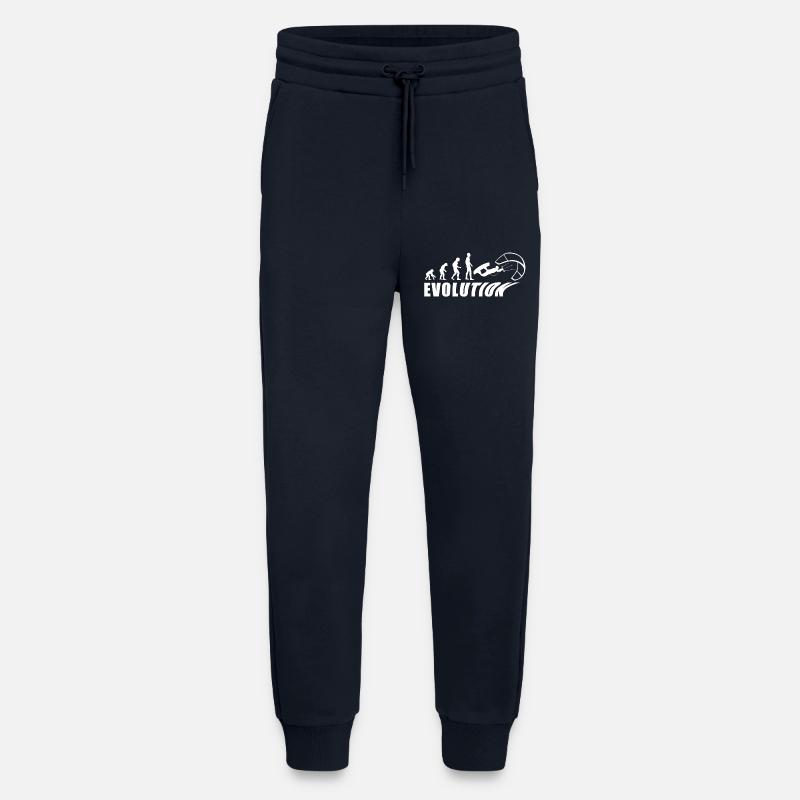 EVOLUTION KITESURF vacation sea gift - Jogging Pants - made by SPREAD  - DARK NAVY
