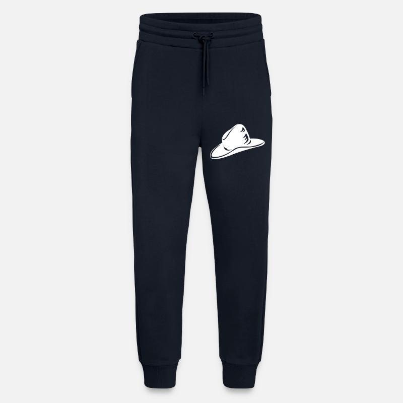 Ein weißer Hut - Jogginghose - made by SPREAD - DARK NAVY