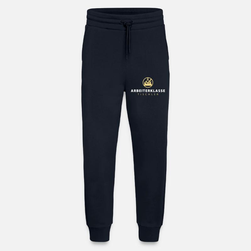 Arbeiterklasse Tischler mit Zunftzeichen - Jogginghose - made by SPREAD - DARK NAVY