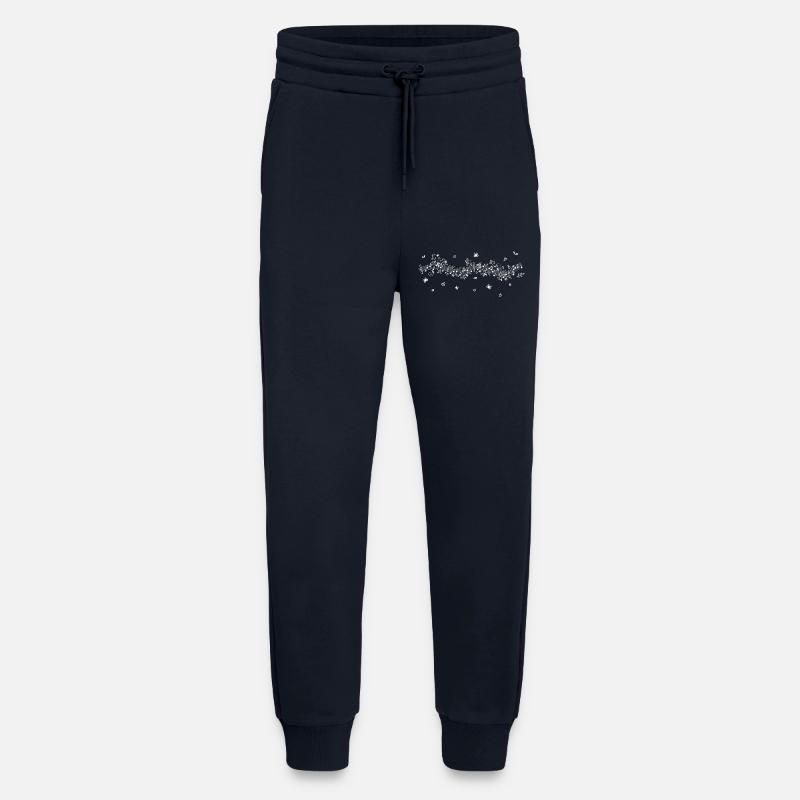 Musical notes - Jogging Pants - made by SPREAD  - DARK NAVY
