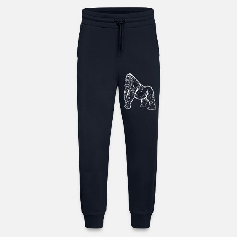 gorilla - Jogging Pants - made by SPREAD  - DARK NAVY