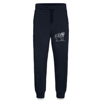 Leopard - Jogging Pants - made by SPREAD  - DARK NAVY - Front
