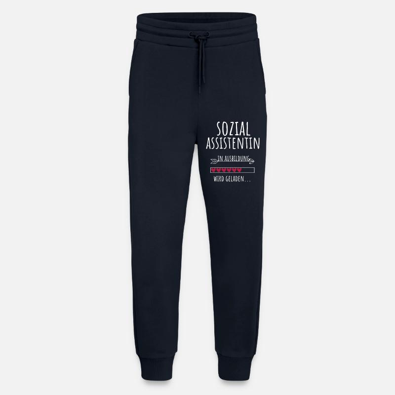 Sozialassistentin in Ausbildung Geschenk - Jogginghose - made by SPREAD - DARK NAVY
