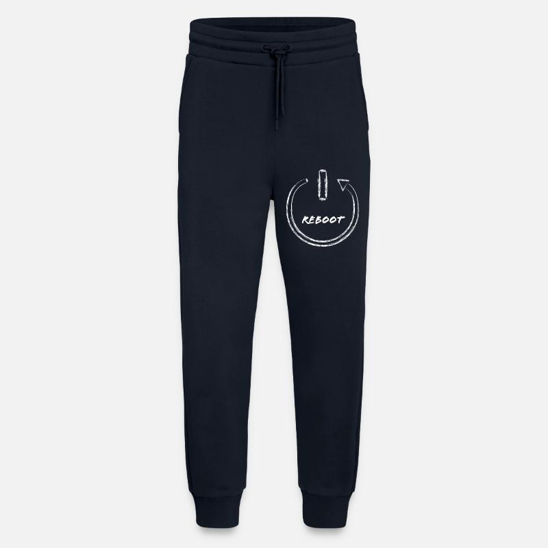 reboot - Coal Effect - Jogging Pants - made by SPREAD  - DARK NAVY